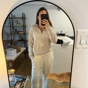 Uniqlo Cream Cowl Neck Sweater